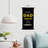 The Best Dad Father's Day Personalised Printed Scroll